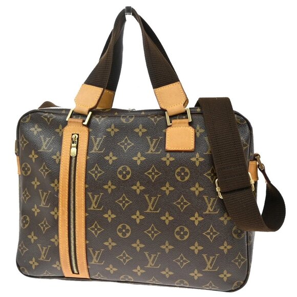 LOUIS VUITTON Sac Bosphore 2way Hand Bag Monogram Leather Brown M40043 54KB415 - Picture 1 of 15